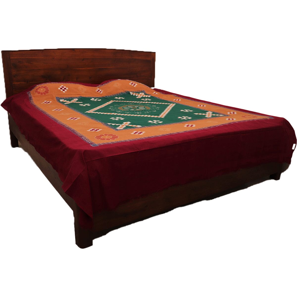 Handloom Ikat Bedsheet and Bedcover