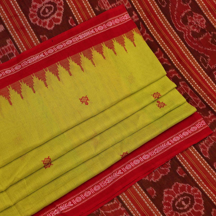 ହ୍ୟାଣ୍ଡଲୁମ୍ ସମ୍ବଲପୁରୀ କଟନ୍ ଇକକେଟ୍ ସାରି |