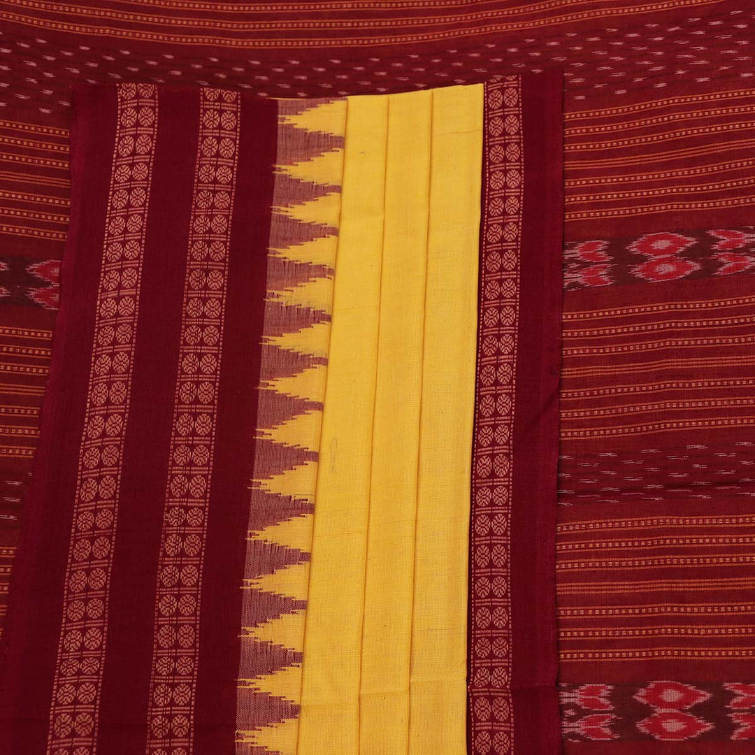 ହ୍ୟାଣ୍ଡଲୁମ୍ ସମ୍ବଲପୁରୀ କଟନ୍ ଇକକେଟ୍ ସାରି |