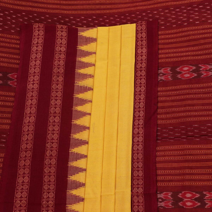 ହ୍ୟାଣ୍ଡଲୁମ୍ ସମ୍ବଲପୁରୀ କଟନ୍ ଇକକେଟ୍ ସାରି |