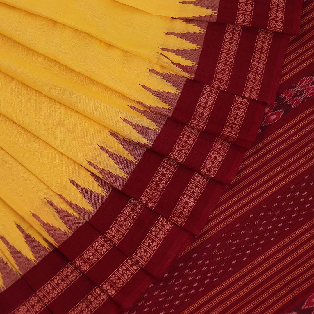 ହ୍ୟାଣ୍ଡଲୁମ୍ ସମ୍ବଲପୁରୀ କଟନ୍ ଇକକେଟ୍ ସାରି |