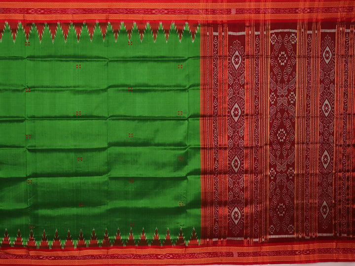 ହ୍ୟାଣ୍ଡଲୁମ୍ ଖଣ୍ଡୁଆ ସିଲ୍କ ଇକାଟ ସାରୀ |