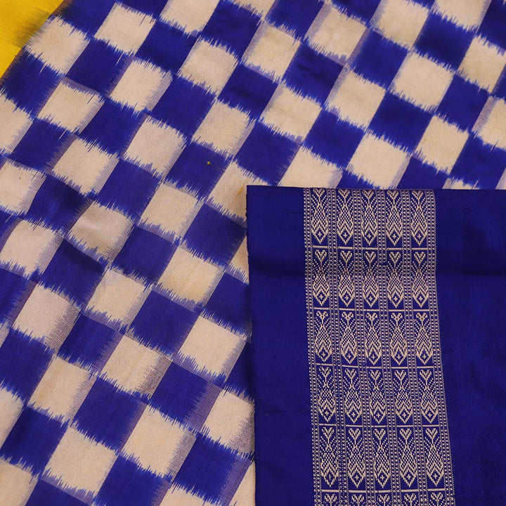 ସମ୍ବଲପୁରୀ ହ୍ୟାଣ୍ଡଲୁମ୍ ରେଶମ ସାରୀ - ବିଳାସପୂର୍ଣ୍ଣ ପାଟା |