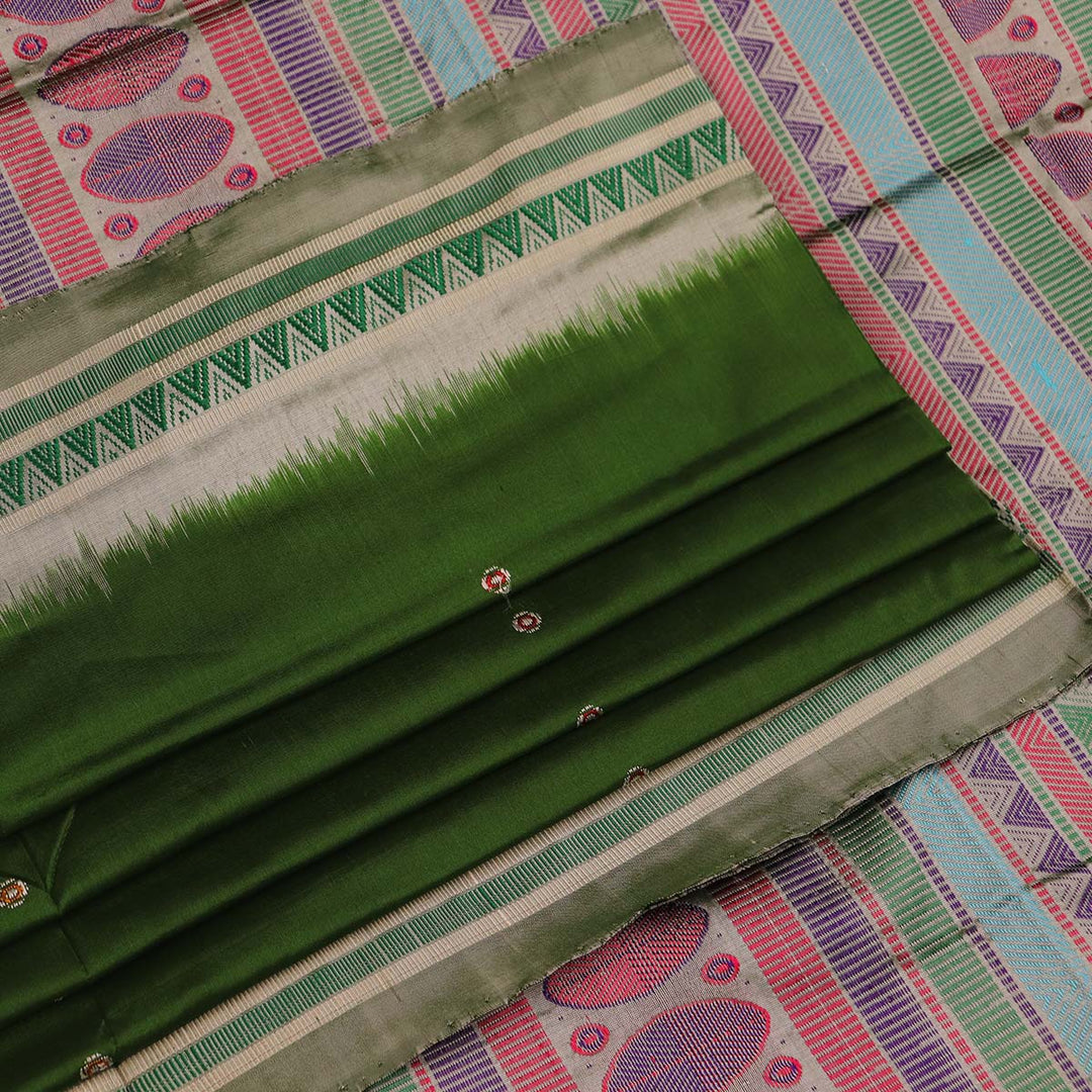 ହ୍ୟାଣ୍ଡଲୁମ୍ ରେଶମ ଡୋଙ୍ଗରିଆ ସାରି |