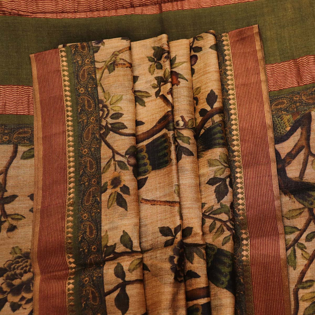 Handloom Sambalpuri Tusser Saree