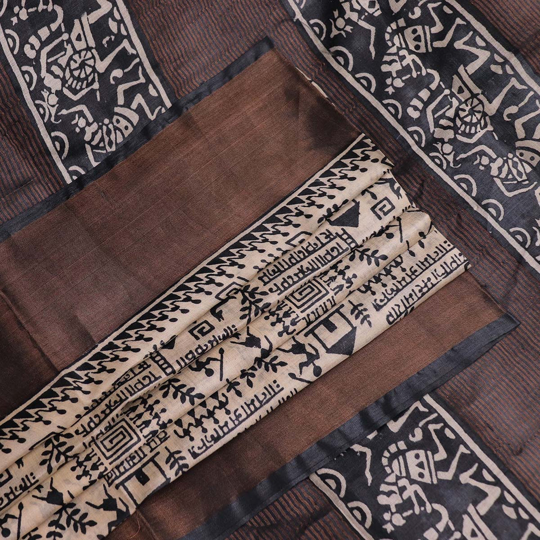 Handloom Sambalpuri Tusser Saree