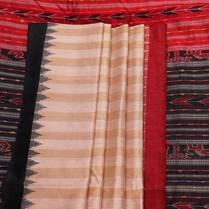 Handloom Sambalpuri Tusser Saree
