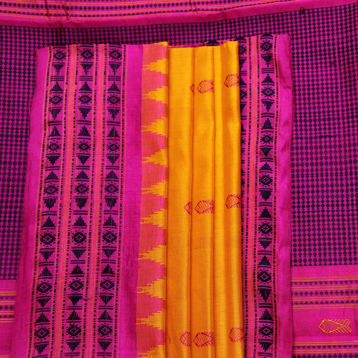Handloom Sambalpuri Tusser Saree