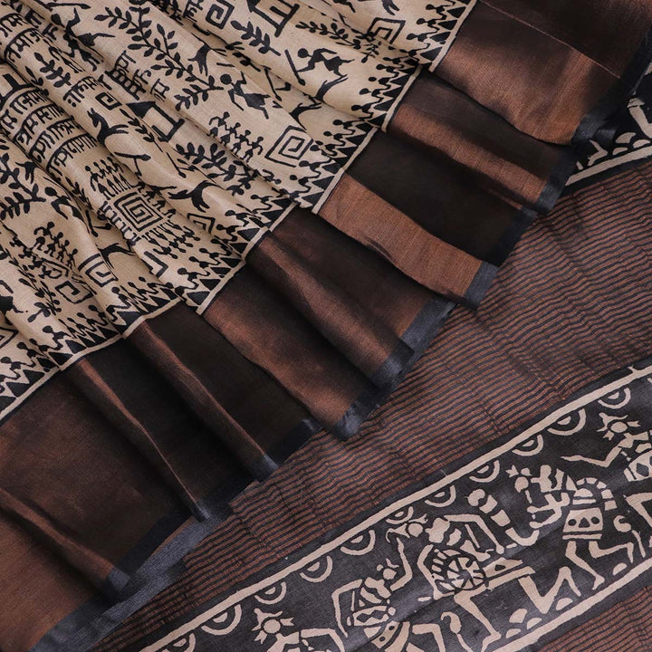 Handloom Sambalpuri Tusser Saree