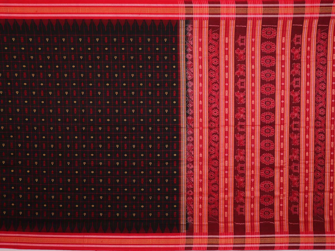Handloom Sambalpuri Cotton Ikkat  Saree