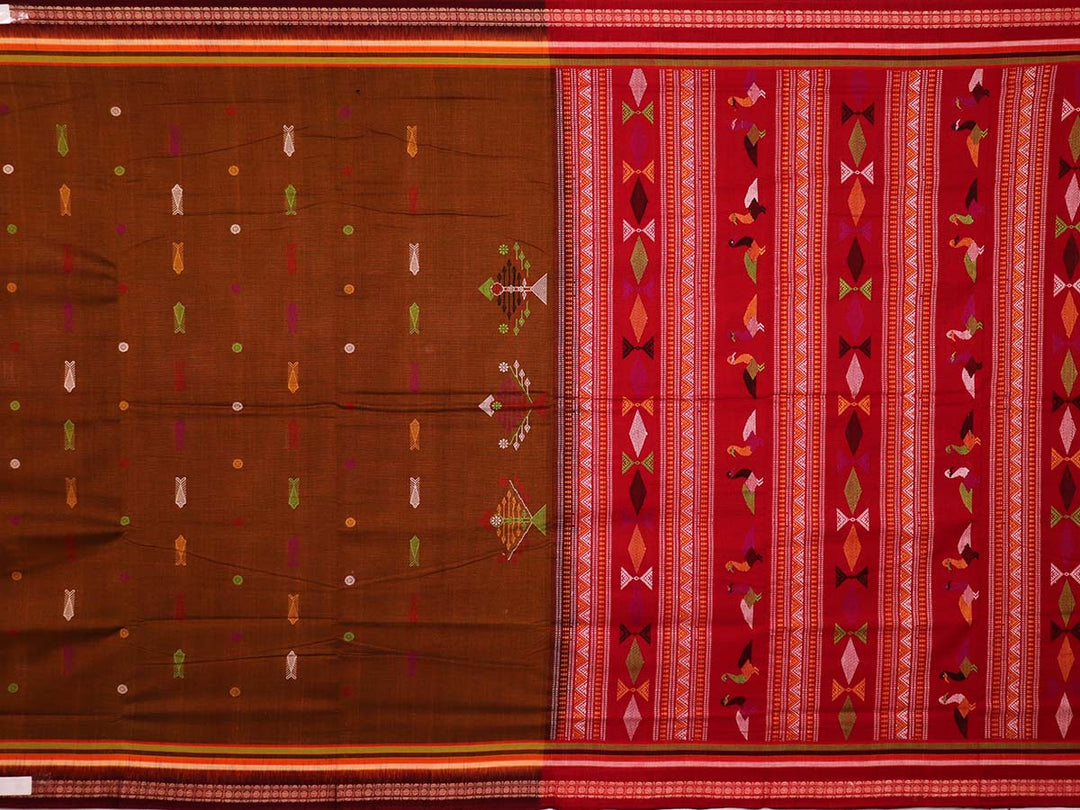 Handloom Sambalpuri Cotton Ikkat  Saree