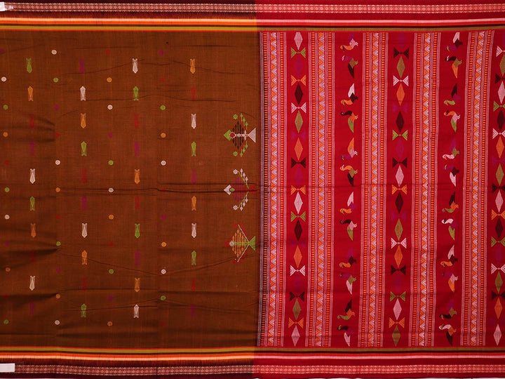 Handloom Sambalpuri Cotton Ikkat  Saree