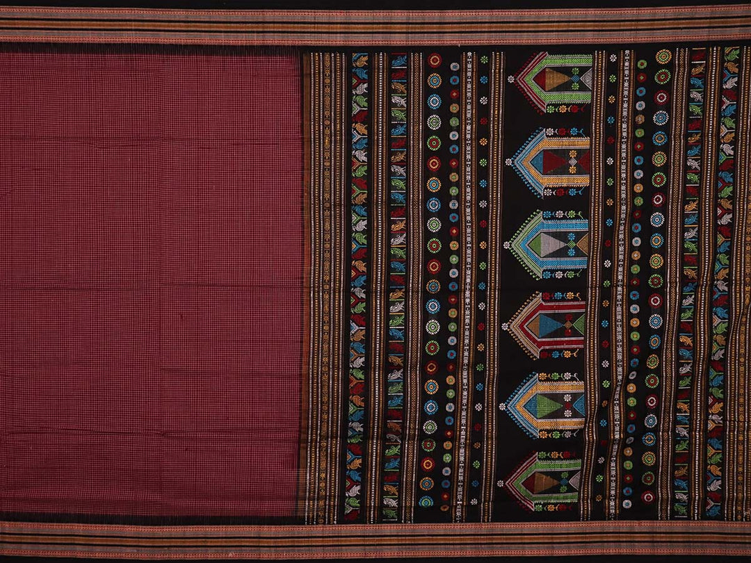 Handloom Dolabedi Cotton Ikat Saree