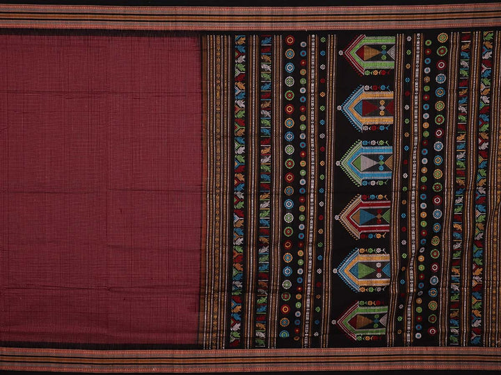 Handloom Dolabedi Cotton Ikat Saree