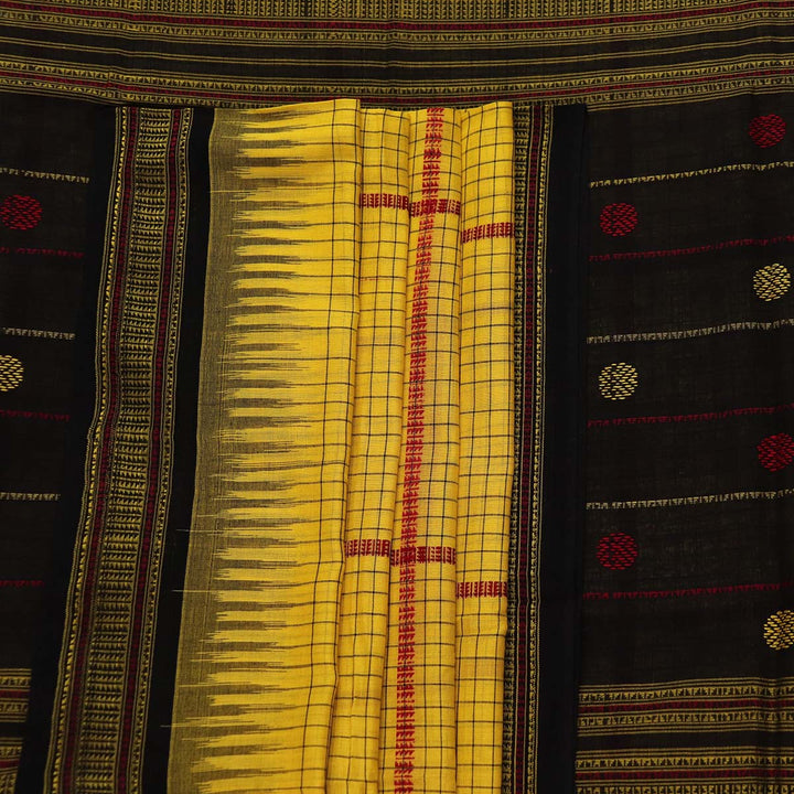 Handloom Sambalpuri Cotton Ikkat  Saree