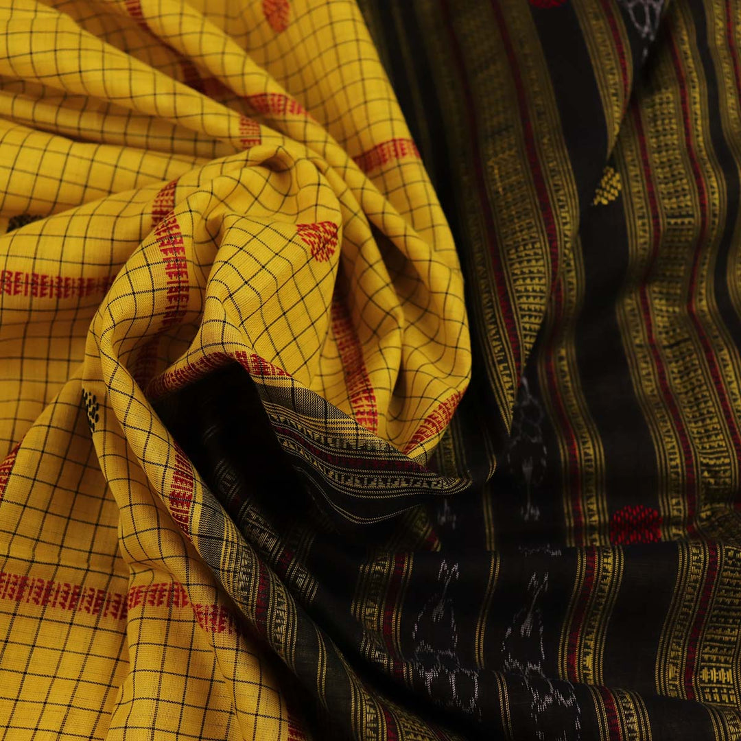 Handloom Sambalpuri Cotton Ikkat  Saree