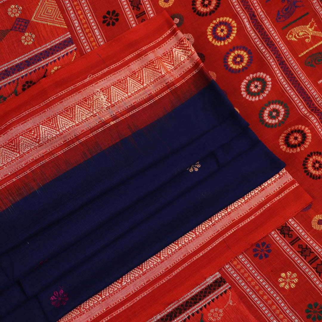 Handloom Dolabedi Cotton Ikat Saree