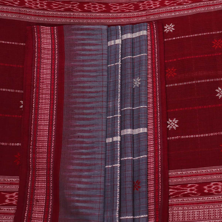 Handloom Sambalpuri Cotton Ikkat  Saree