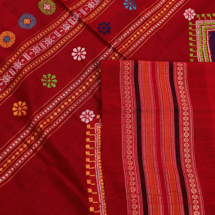 Handloom Dolabedi Cotton Ikat Saree