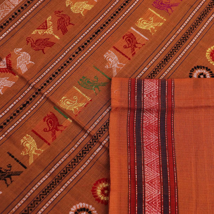 Handloom Dolabedi Cotton Ikat Saree