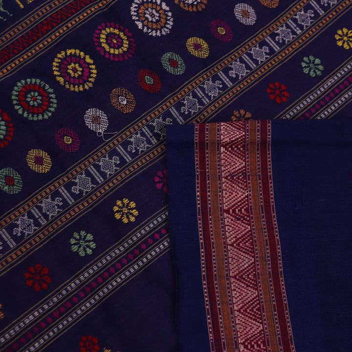 Handloom Dolabedi Cotton Ikat Saree