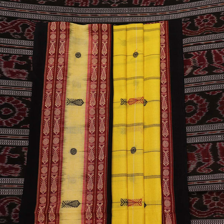 Handloom Sambalpuri Cotton Ikkat  Saree