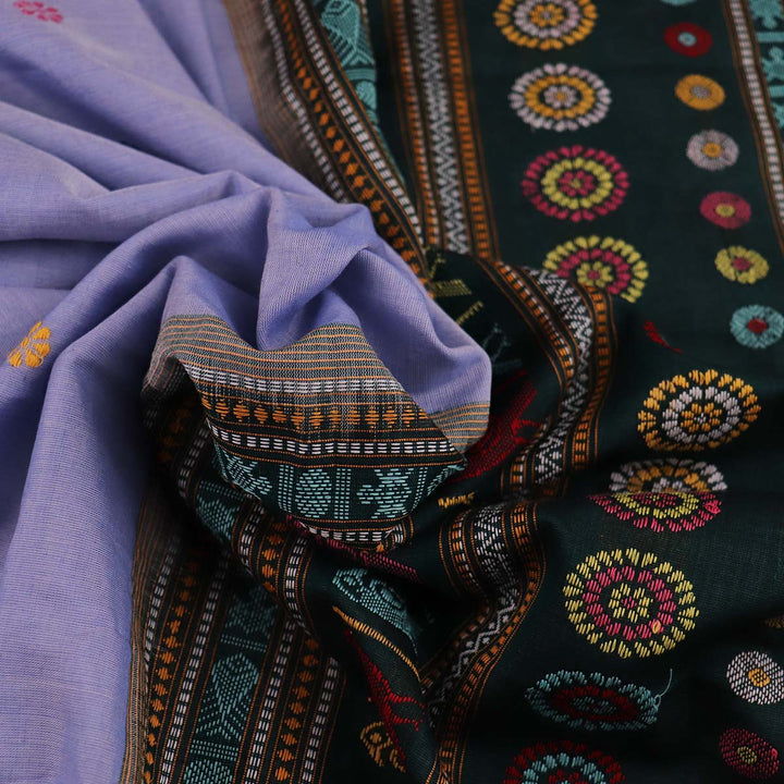 Handloom Dolabedi Cotton Ikat Saree