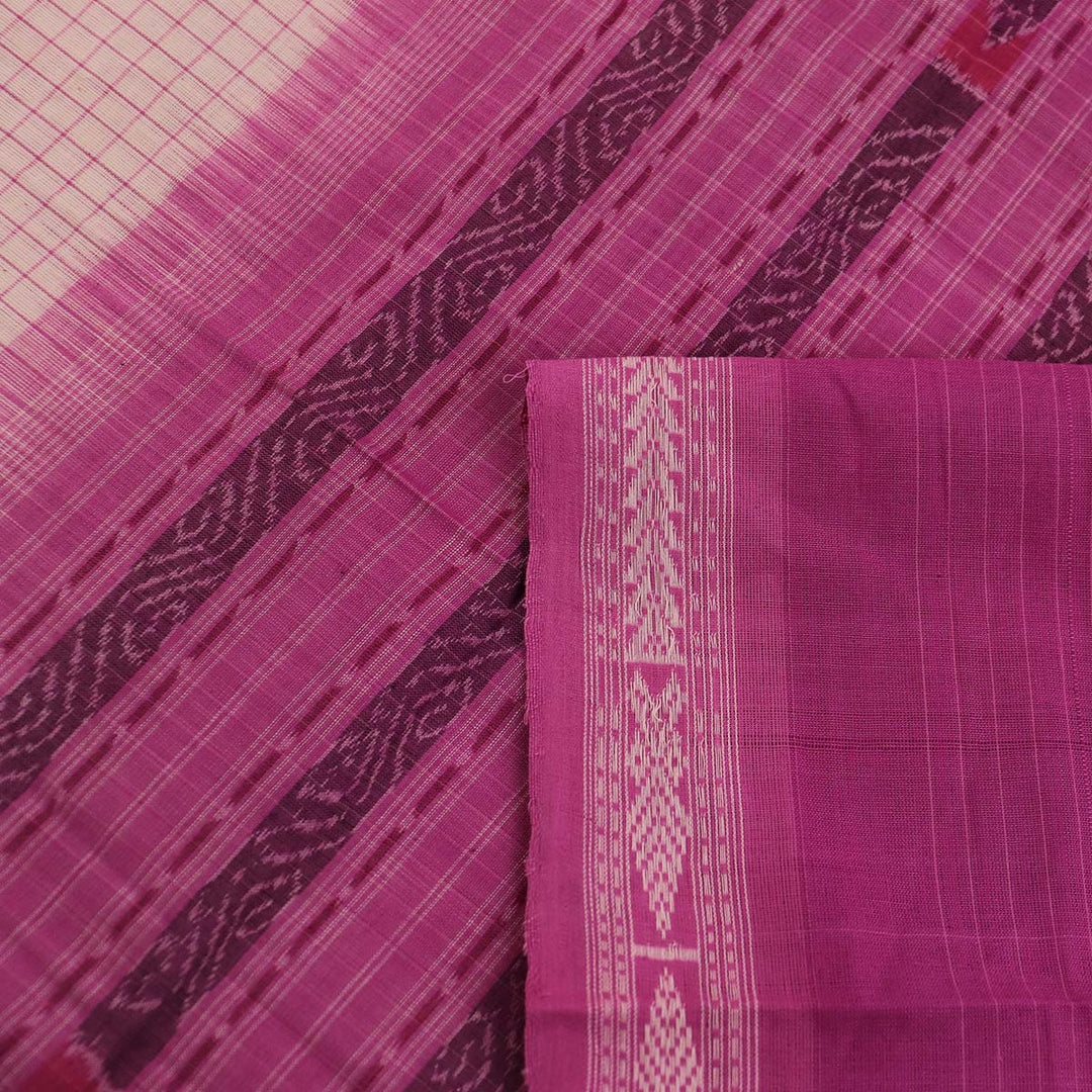 Handloom Sambalpuri Cotton Ikkat  Saree