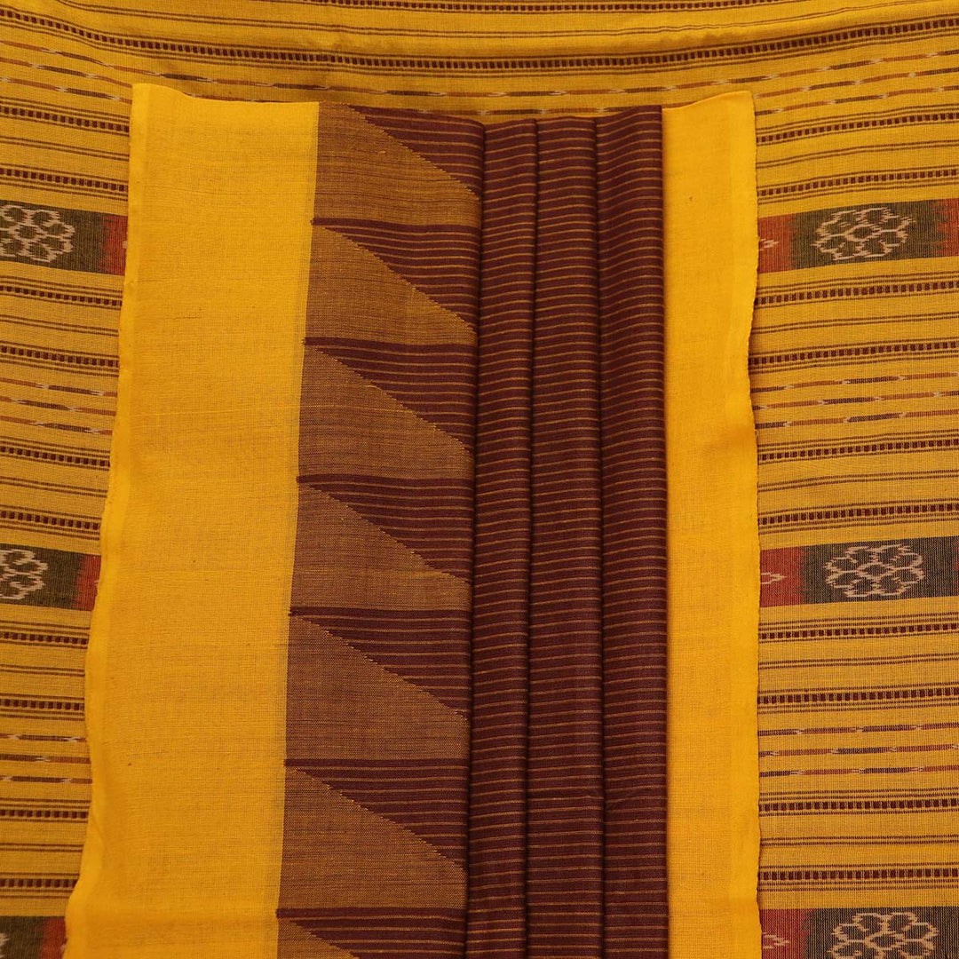 Handloom Sambalpuri Cotton Ikkat  Saree