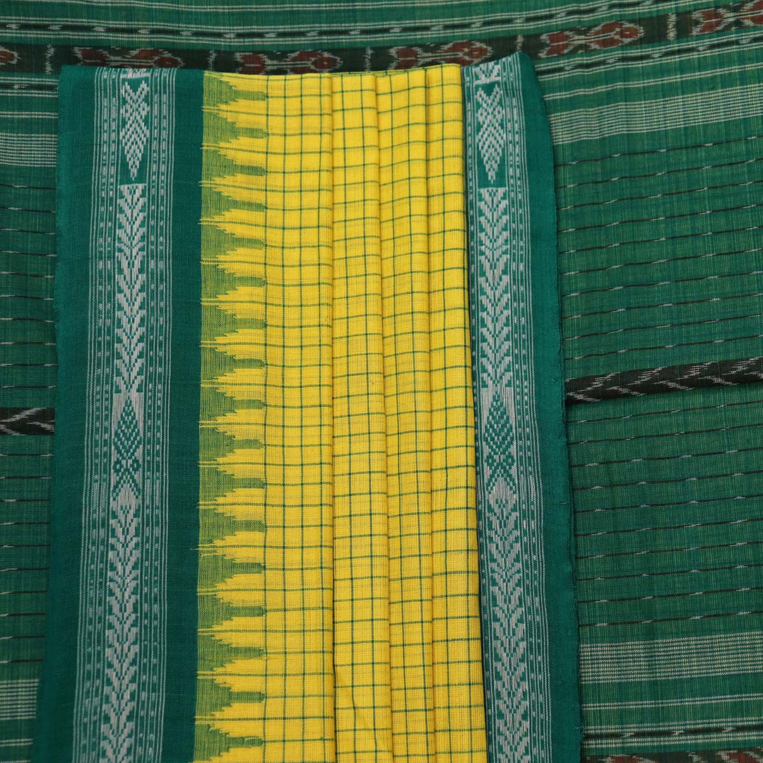 Handloom Sambalpuri Cotton Ikkat  Saree