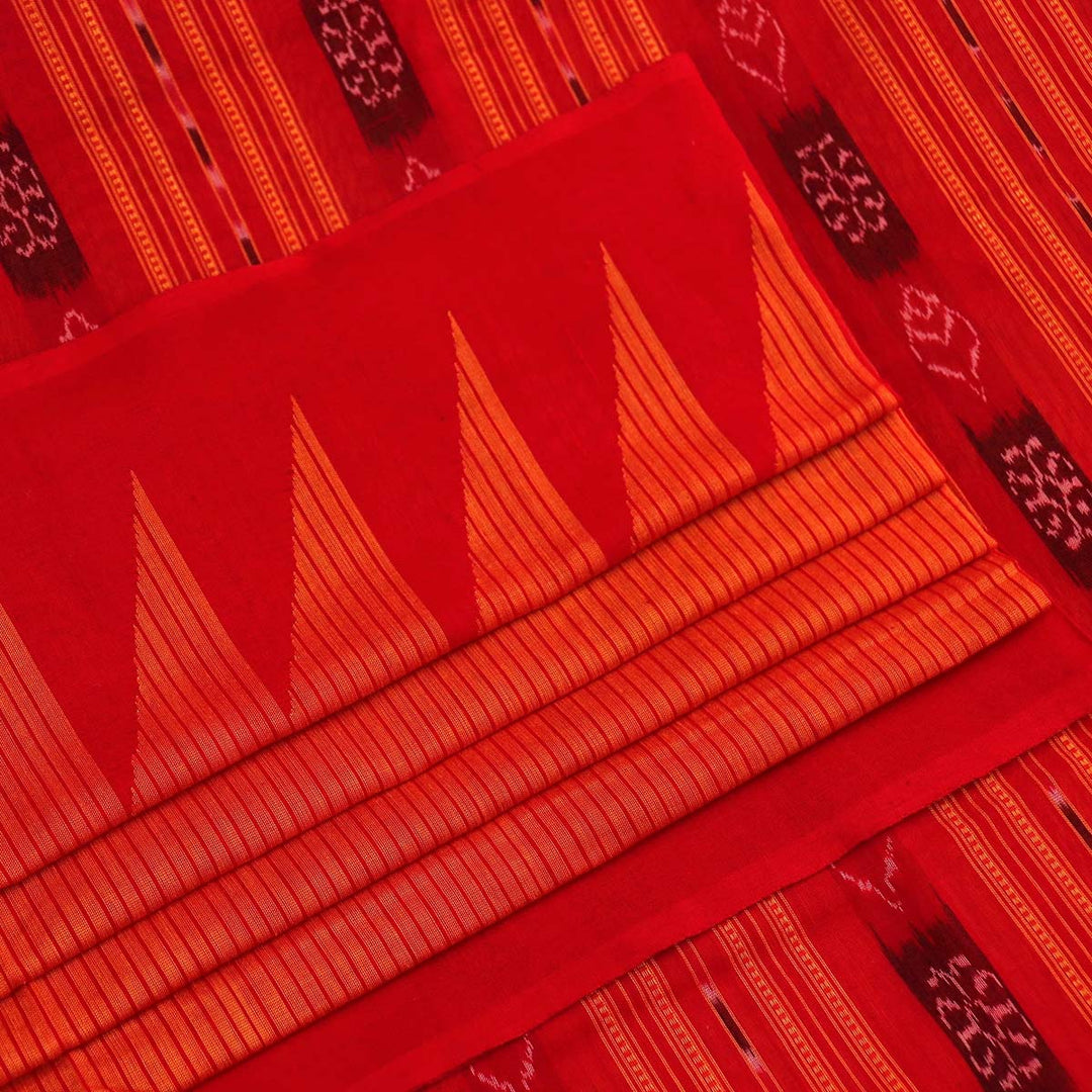 Handloom Sambalpuri Cotton Ikkat  Saree