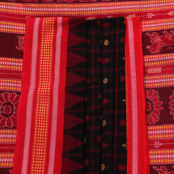 Handloom Sambalpuri Cotton Ikkat  Saree