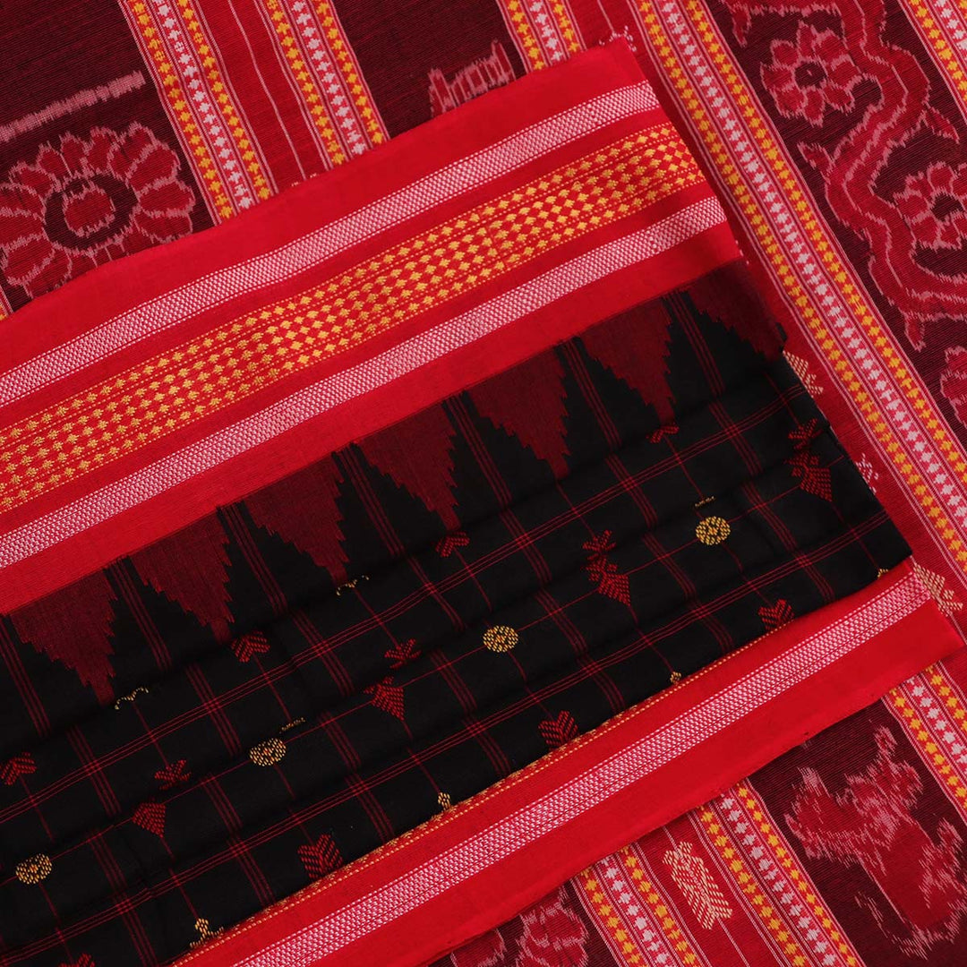 Handloom Sambalpuri Cotton Ikkat  Saree
