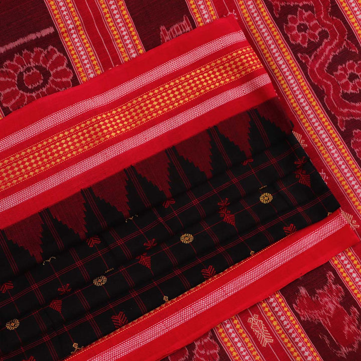 Handloom Sambalpuri Cotton Ikkat  Saree