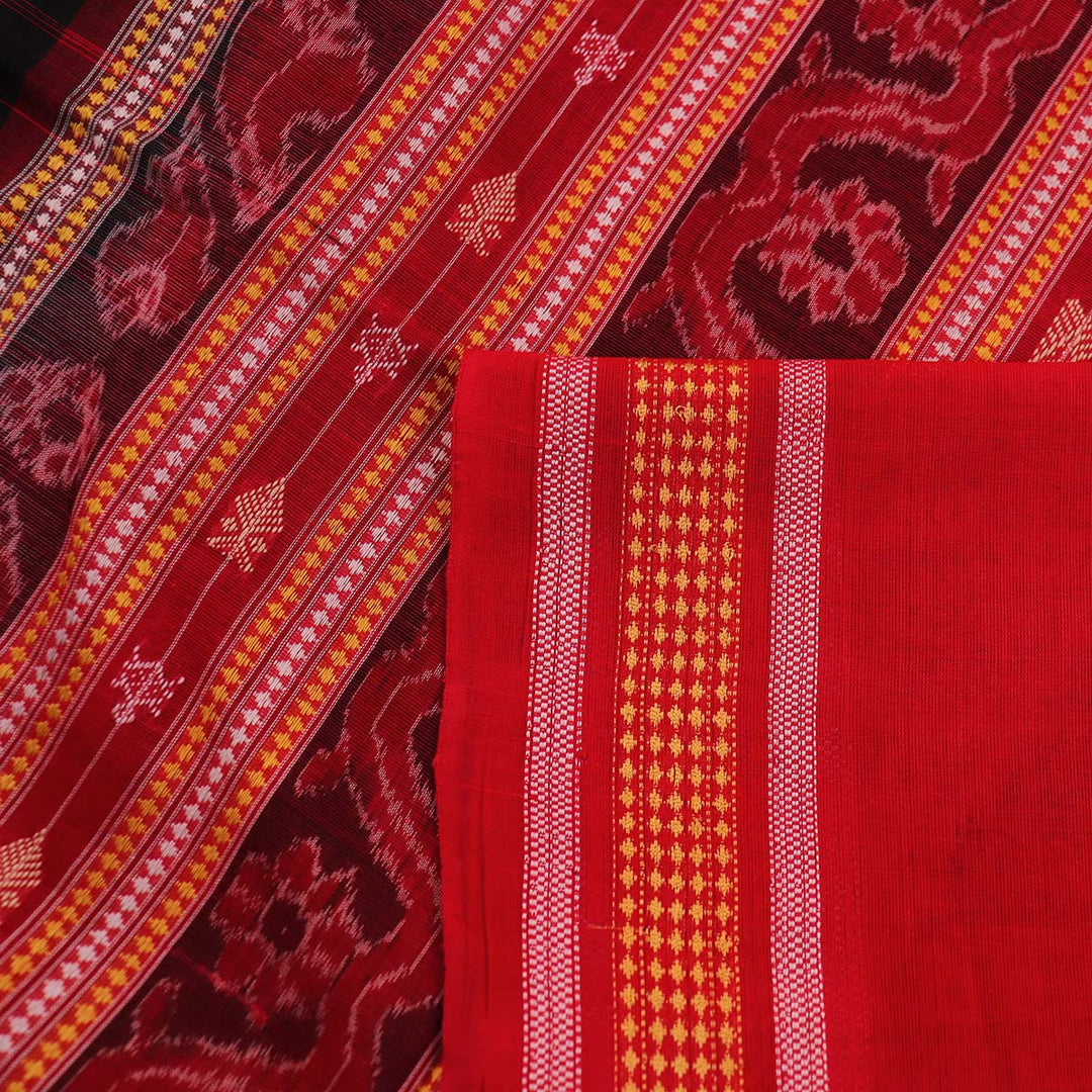 Handloom Sambalpuri Cotton Ikkat  Saree