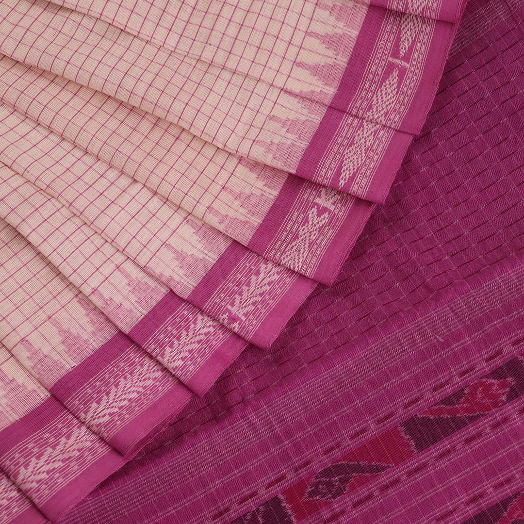 Handloom Sambalpuri Cotton Ikkat  Saree