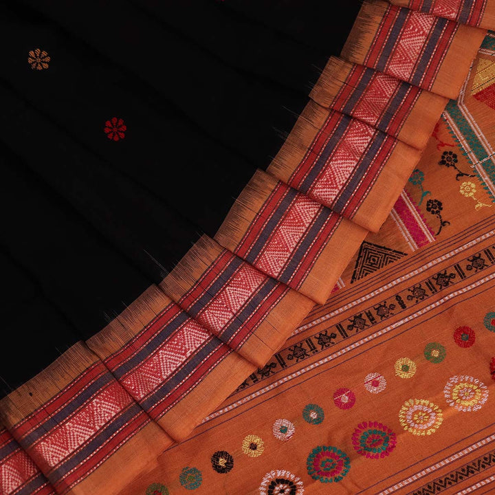 Handloom Dolabedi Cotton Ikat Saree