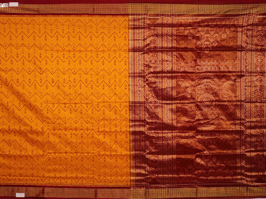 Sambalpuri Handloom Silk Saree - Luxurious Pata