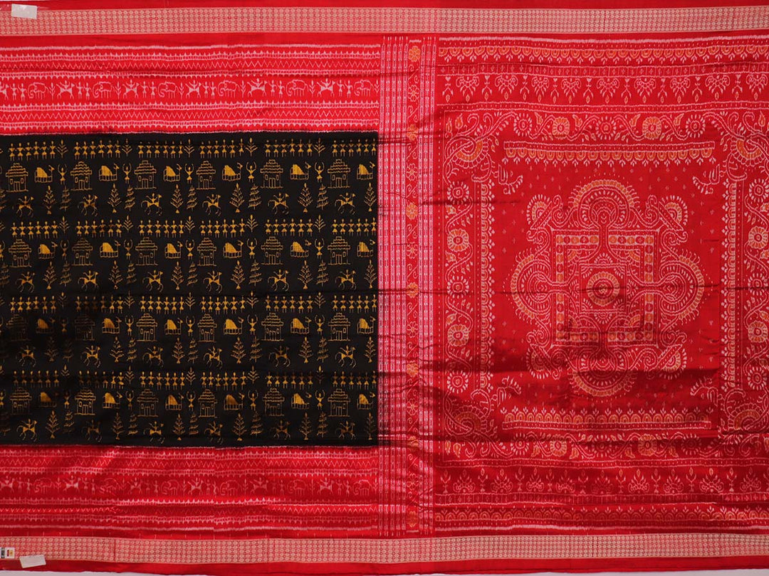 Sambalpuri Handloom Silk Saree - Luxurious Pata
