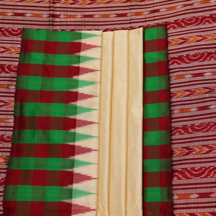 Sambalpuri Handloom Silk Saree - Luxurious Pata