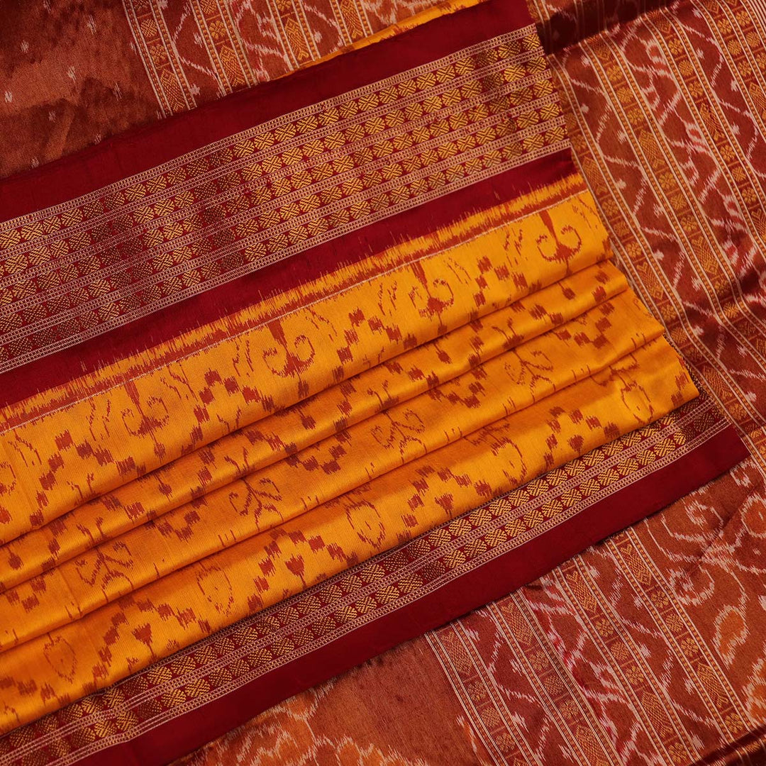Sambalpuri Handloom Silk Saree - Luxurious Pata