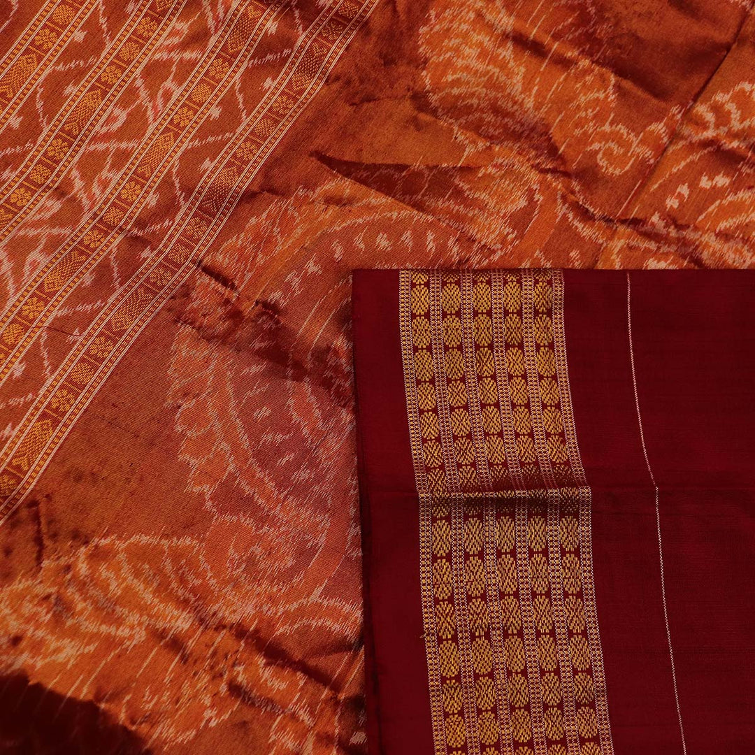 Sambalpuri Handloom Silk Saree - Luxurious Pata