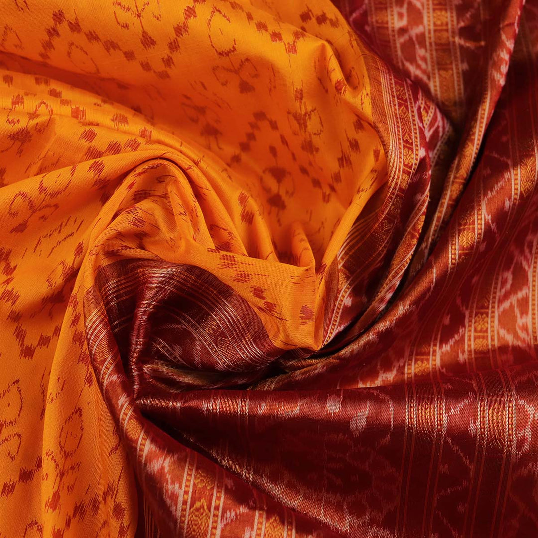 Sambalpuri Handloom Silk Saree - Luxurious Pata
