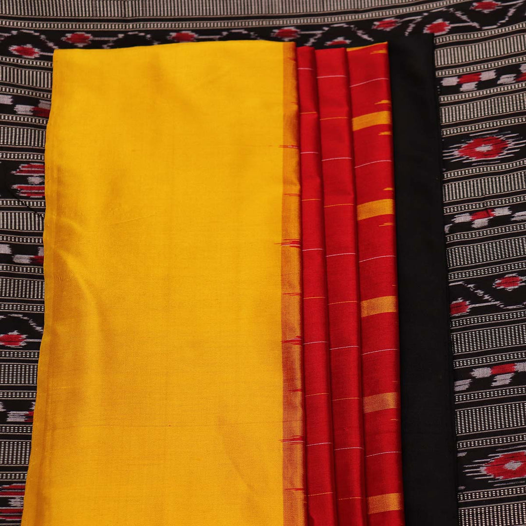 Sambalpuri Handloom Silk Saree - Luxurious Pata