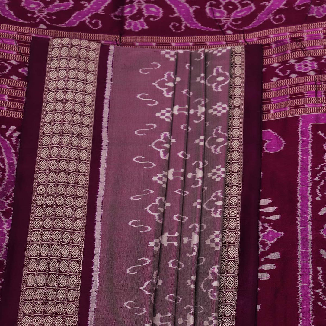 Sambalpuri Handloom Silk Saree - Luxurious Pata