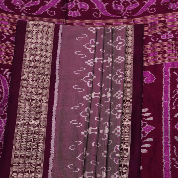 Sambalpuri Handloom Silk Saree - Luxurious Pata
