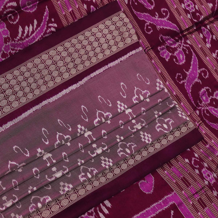 Sambalpuri Handloom Silk Saree - Luxurious Pata