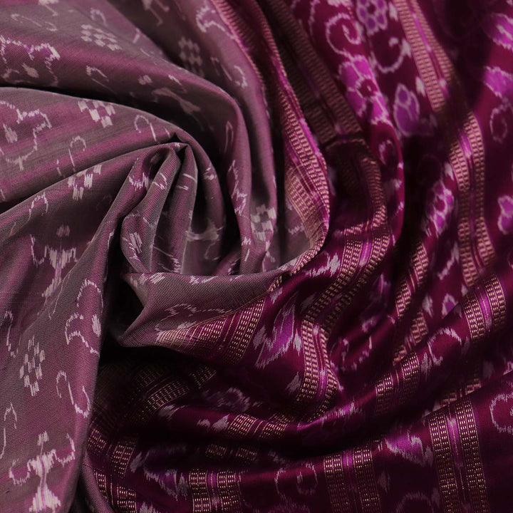 Sambalpuri Handloom Silk Saree - Luxurious Pata