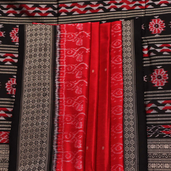 Sambalpuri Handloom Silk Saree - Luxurious Pata