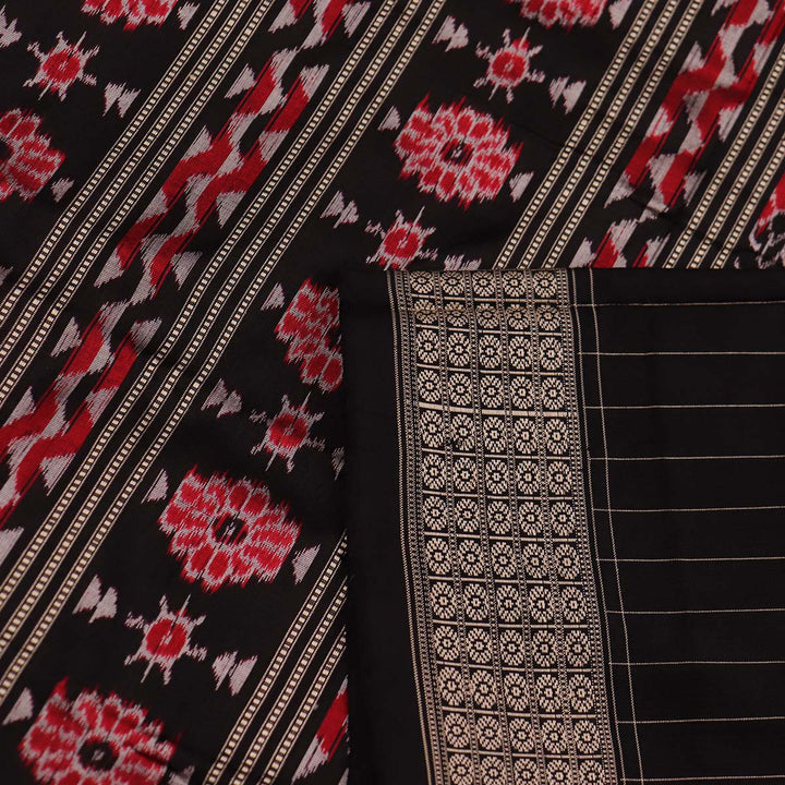 Sambalpuri Handloom Silk Saree - Luxurious Pata